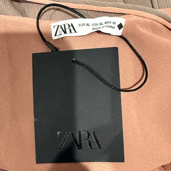 Zara | Strappy Georgette Maxi Dress with Flared Hem - Picture 8 of 10